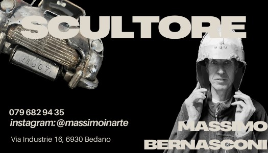 Biglietto Scultore fronte